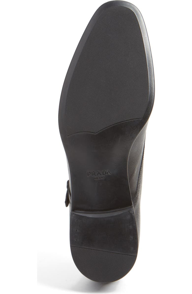 Prada Double Monk Strap Shoe, Alternate, color,
