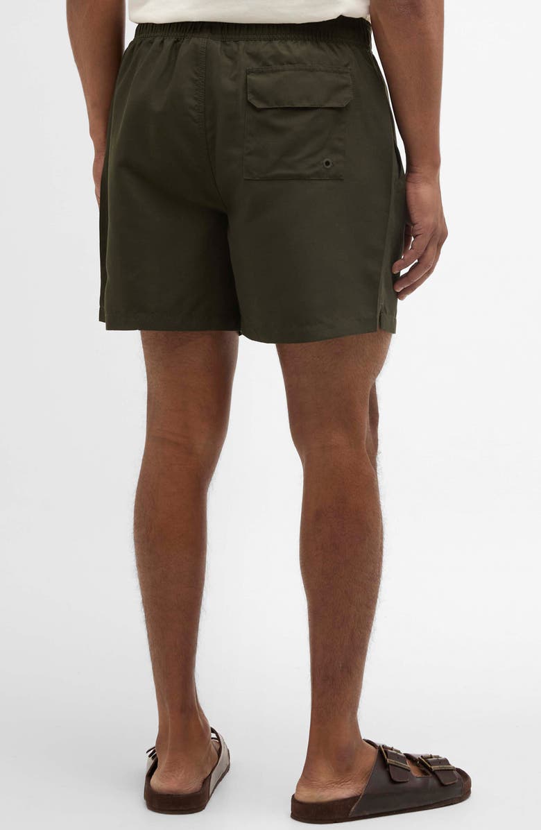 Barbour Water Reactive Tartan Swim Trunks, Alternate, color, 