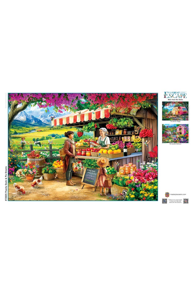 Peachy Deals & Pie Dreams 1000pc Puzzle, Alternate, color, Multicolor
