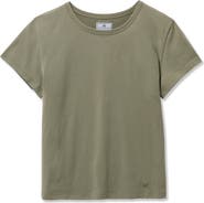 Petite Plume Pima Cotton Crewneck Pajama Top