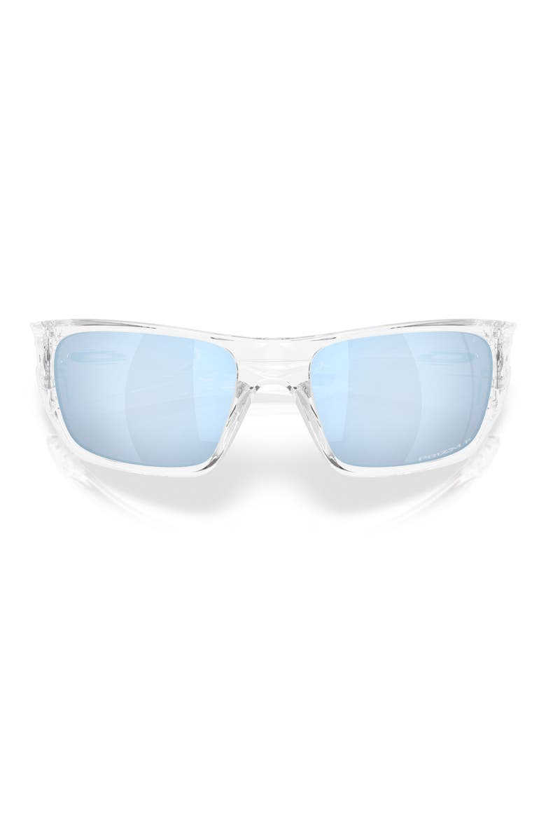 60mm Prizm™ Polarized Rectangular Sunglasses, Alternate, color, BLUE