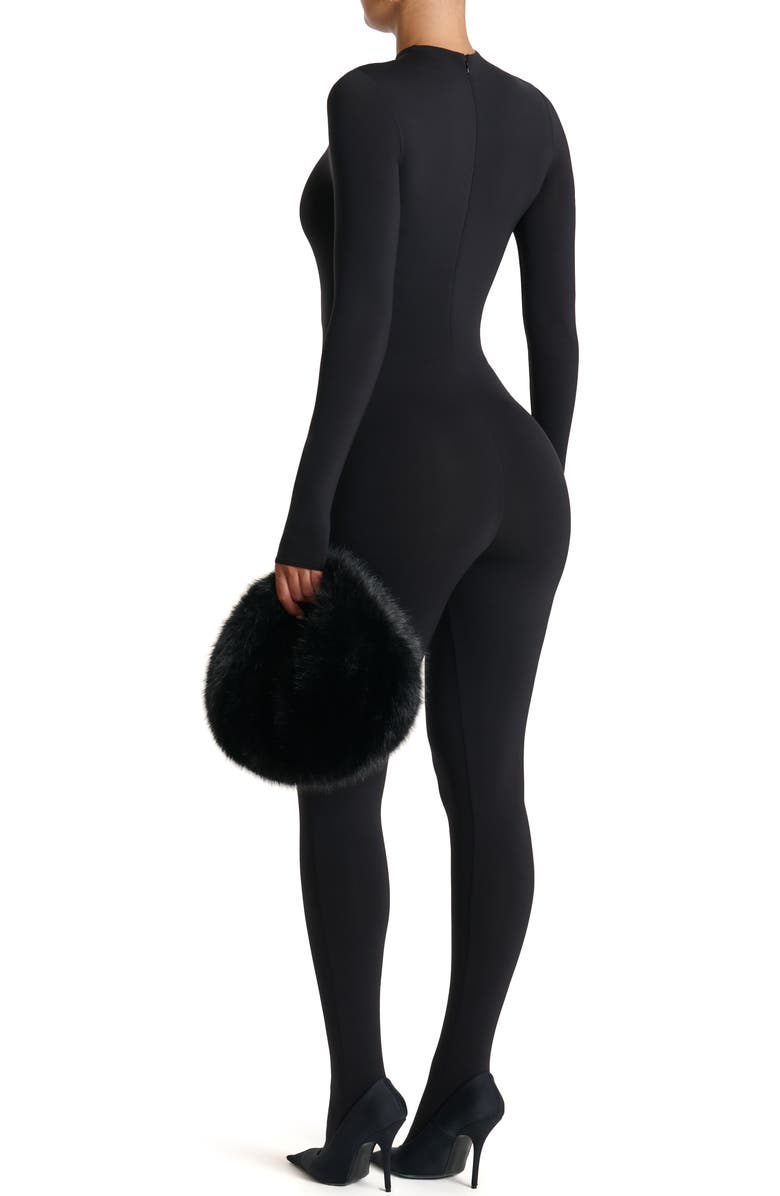 Naked Wardrobe Mini Faux Fur Bag, Alternate, color,