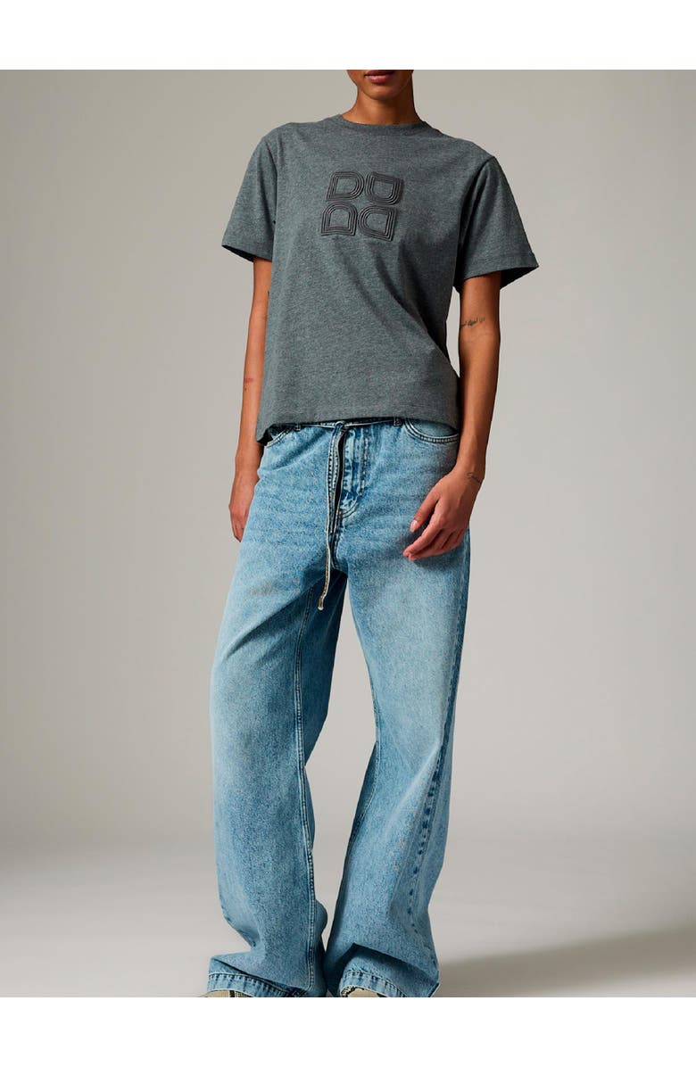 DAY Birger et Mikkelsen Parry Embroidered Logo T-Shirt, Alternate, color, Medium Grey Melange