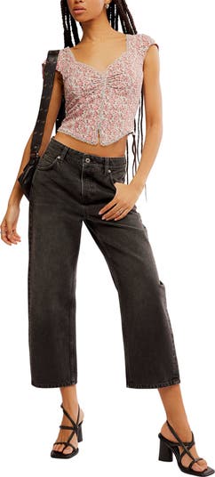 Faye Floral Crop Top