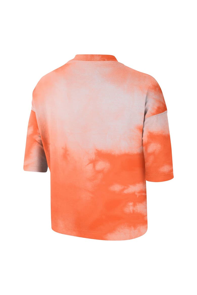Women's Nike Orange WNBA Team 13 Shadow-Dye Boxy Cropped T-Shirt, Alternate, color, Orange