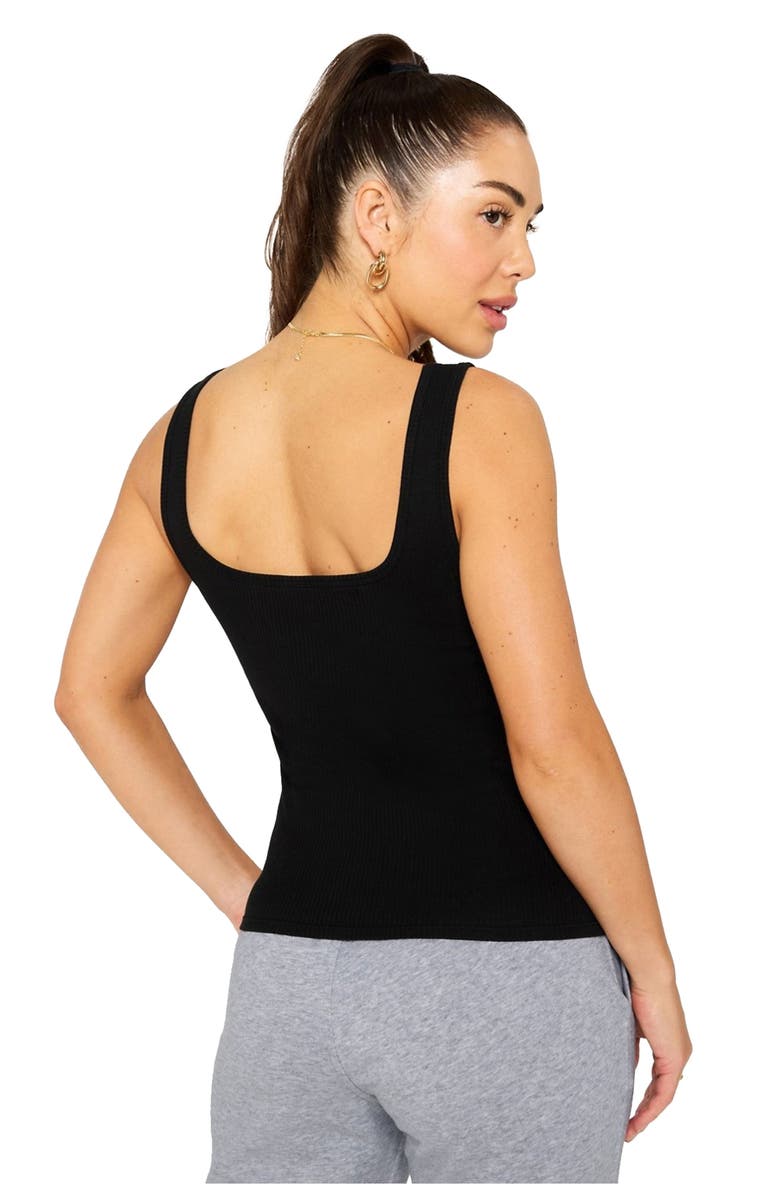 Fabletics Women's Daily Rib Square Neck Tank, Alternate, color,