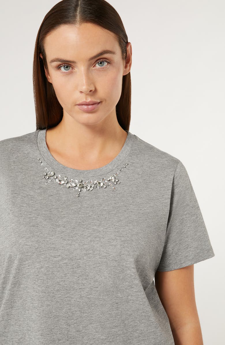 Marina Rinaldi Gallico Cotton T-Shirt, Alternate, color, 