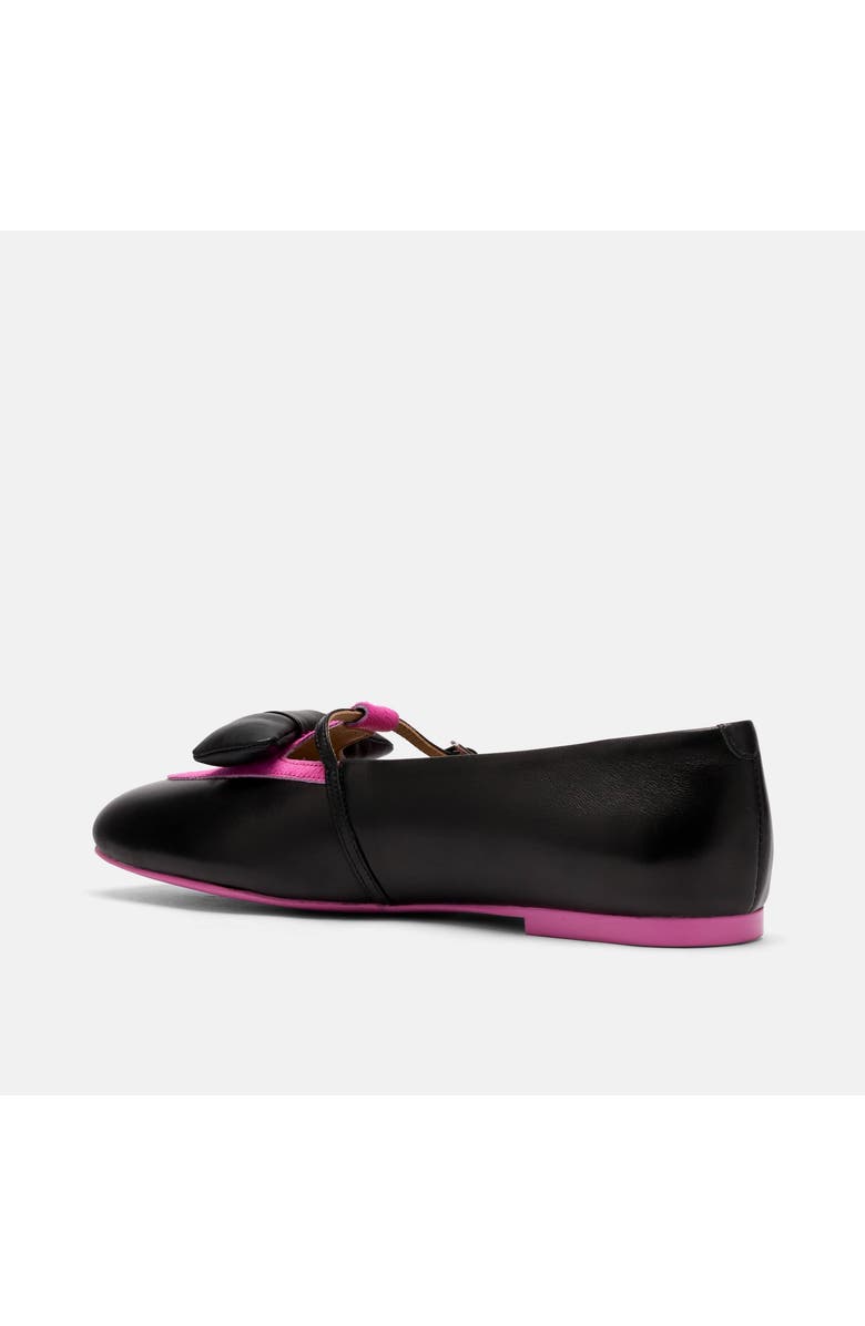 MARC NOLAN Mina Leather Mary Jane Flats, Alternate, color, Black/Magenta