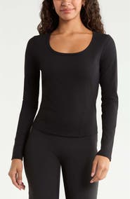 Zella Long Sleeve Rib T-Shirt