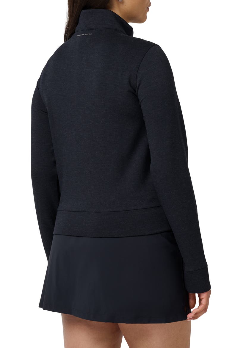 Skyloft Soft Quilted Performance Jacket, Alternate, color, HEATHER BLACK