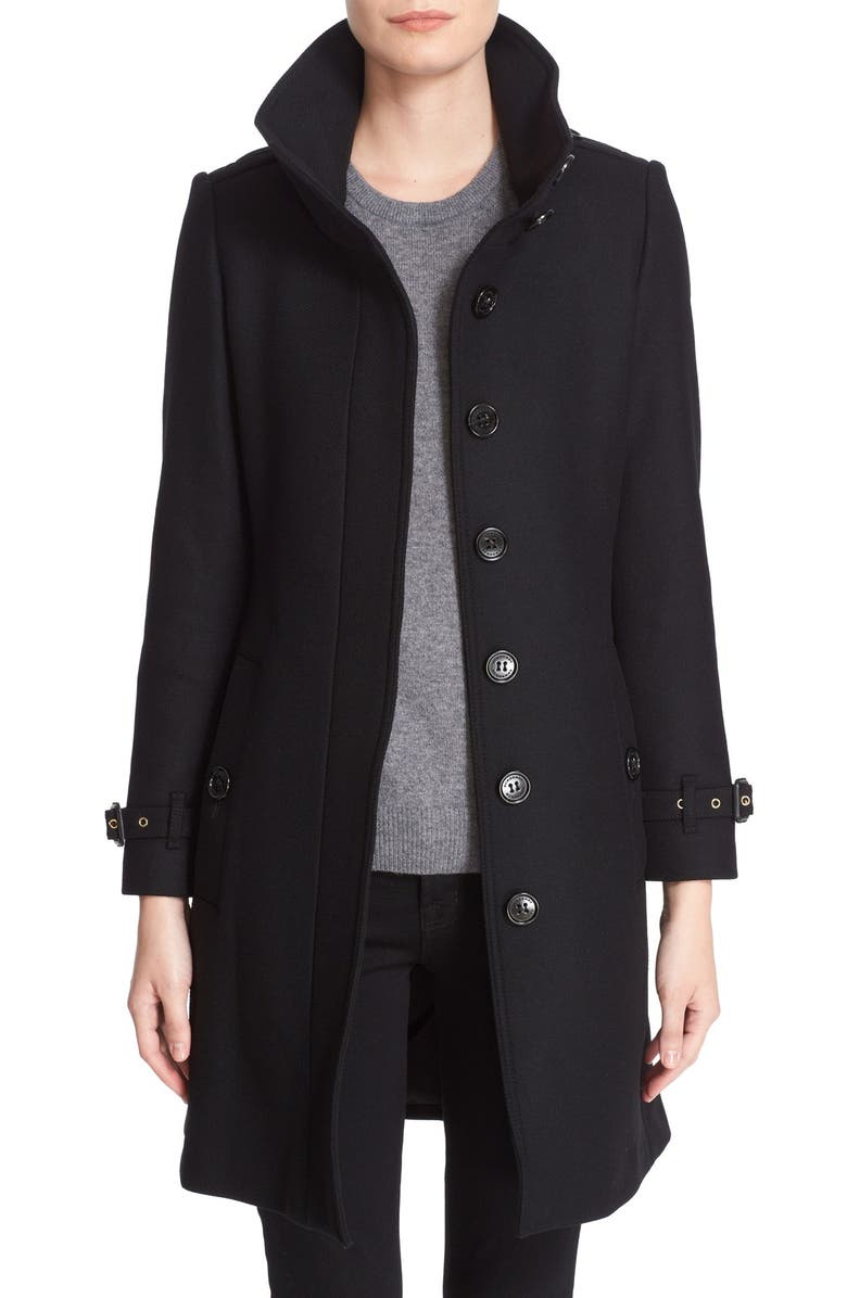 Burberry Gibbsmoore Funnel Collar Trench Coat, Main, color, 