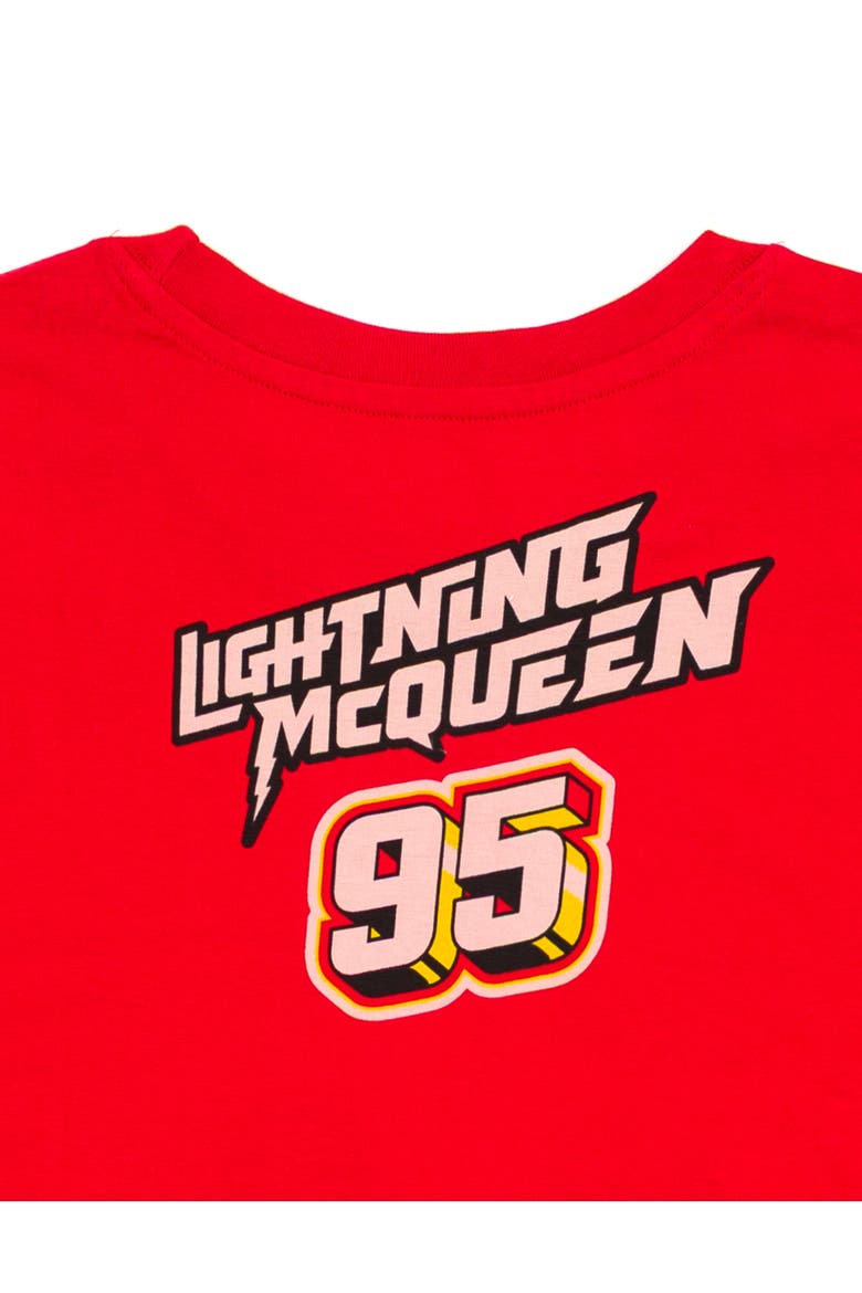Cars Cosplay Short Sleeve T-Shirt, Alternate, color, McQueen Racing Red