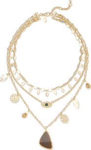 Ramy Brook Cleo Layered Charm Necklace