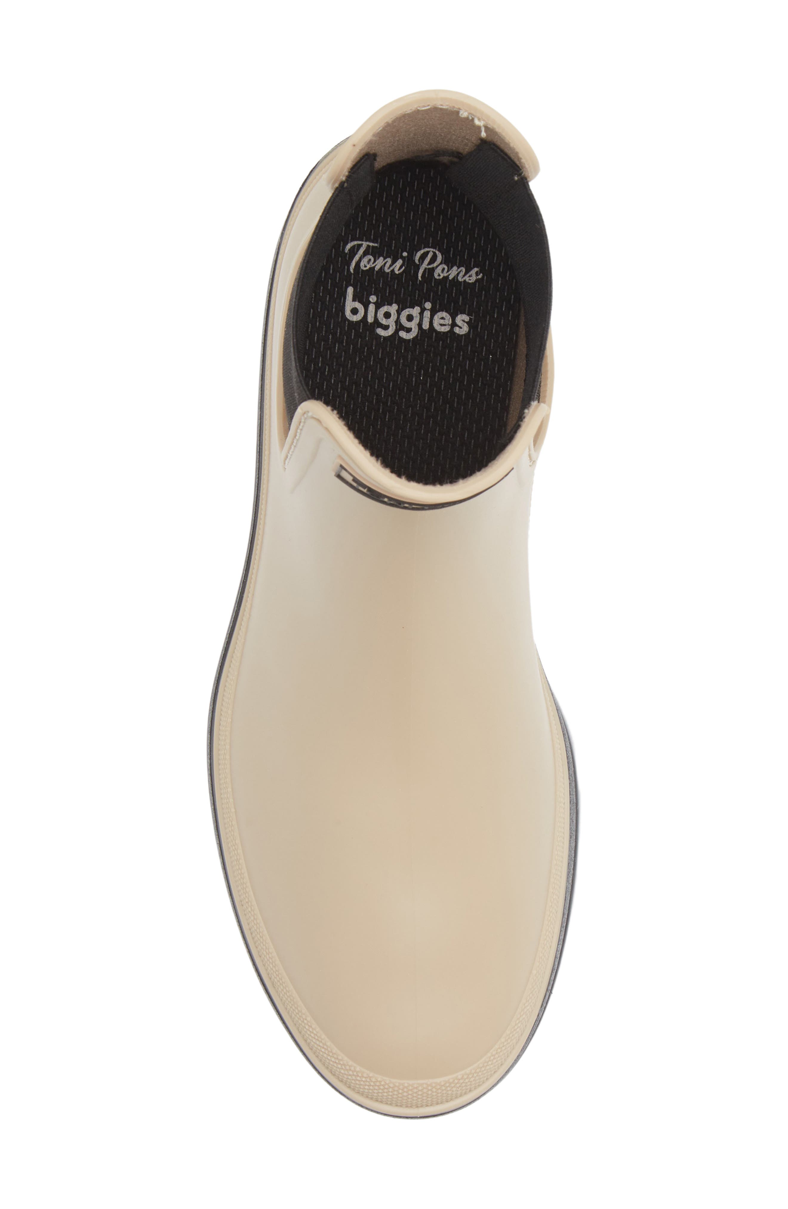 Carter Waterproof Chelsea Rain Boot, Alternate, color, BEIGE