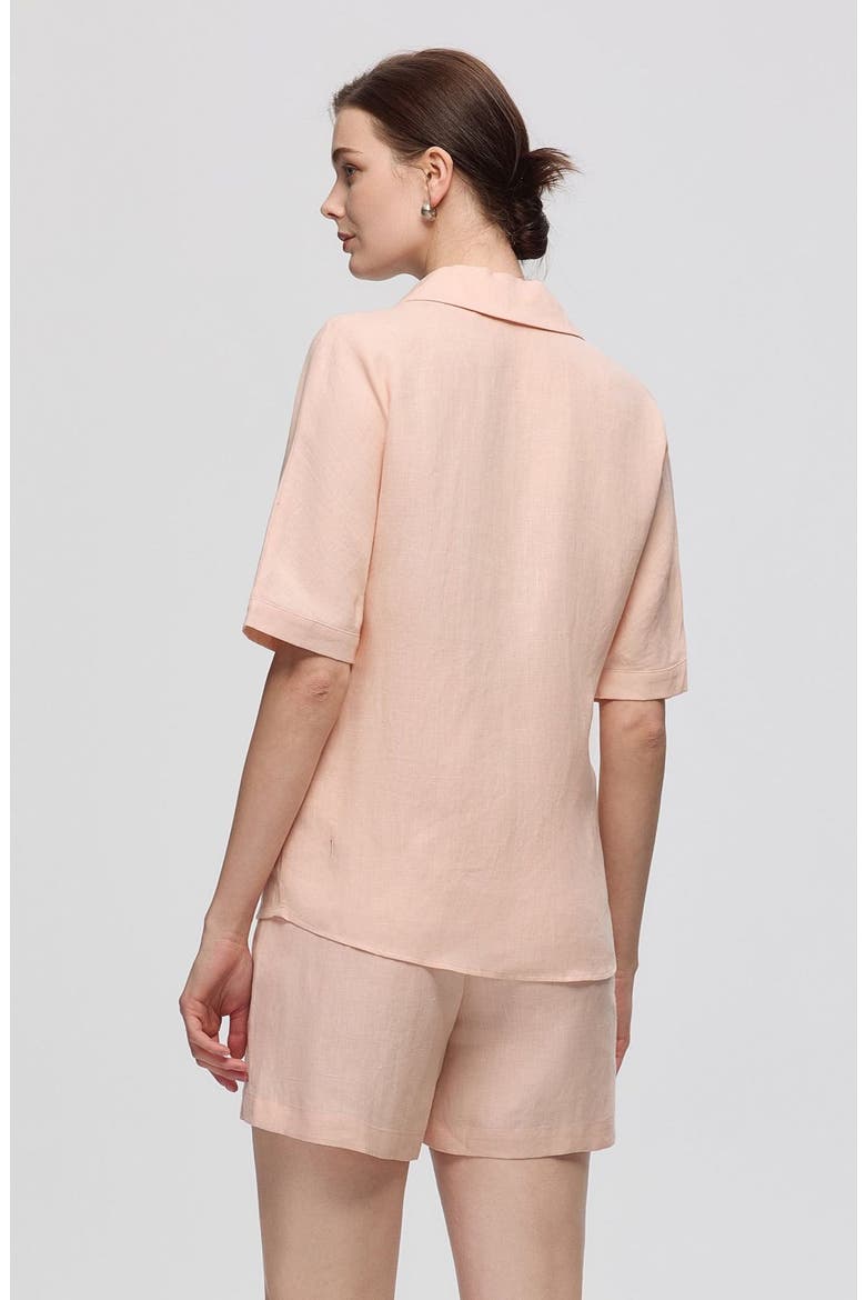 Hemp Camp Shirt, Alternate, color, Light Peach