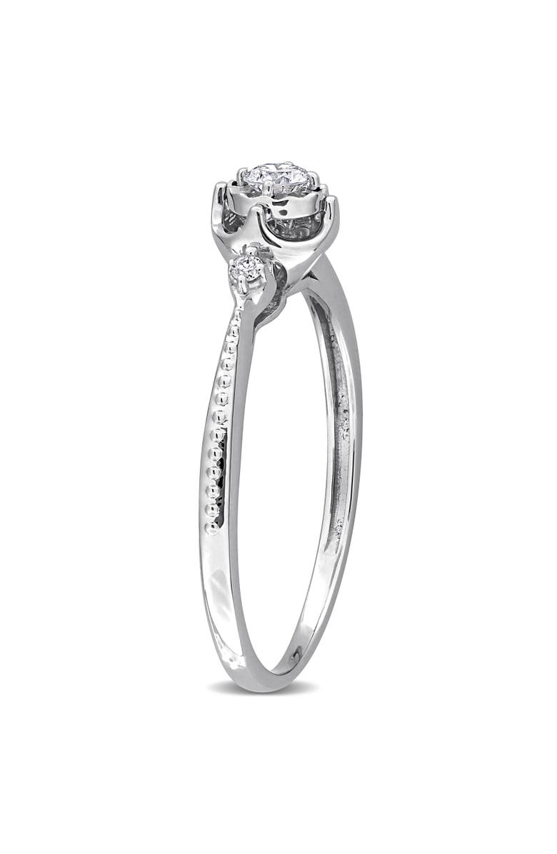 Julianna B. Lab-Grown Diamond 3-Stone Engagement Ring 18k, Alternate, color, 