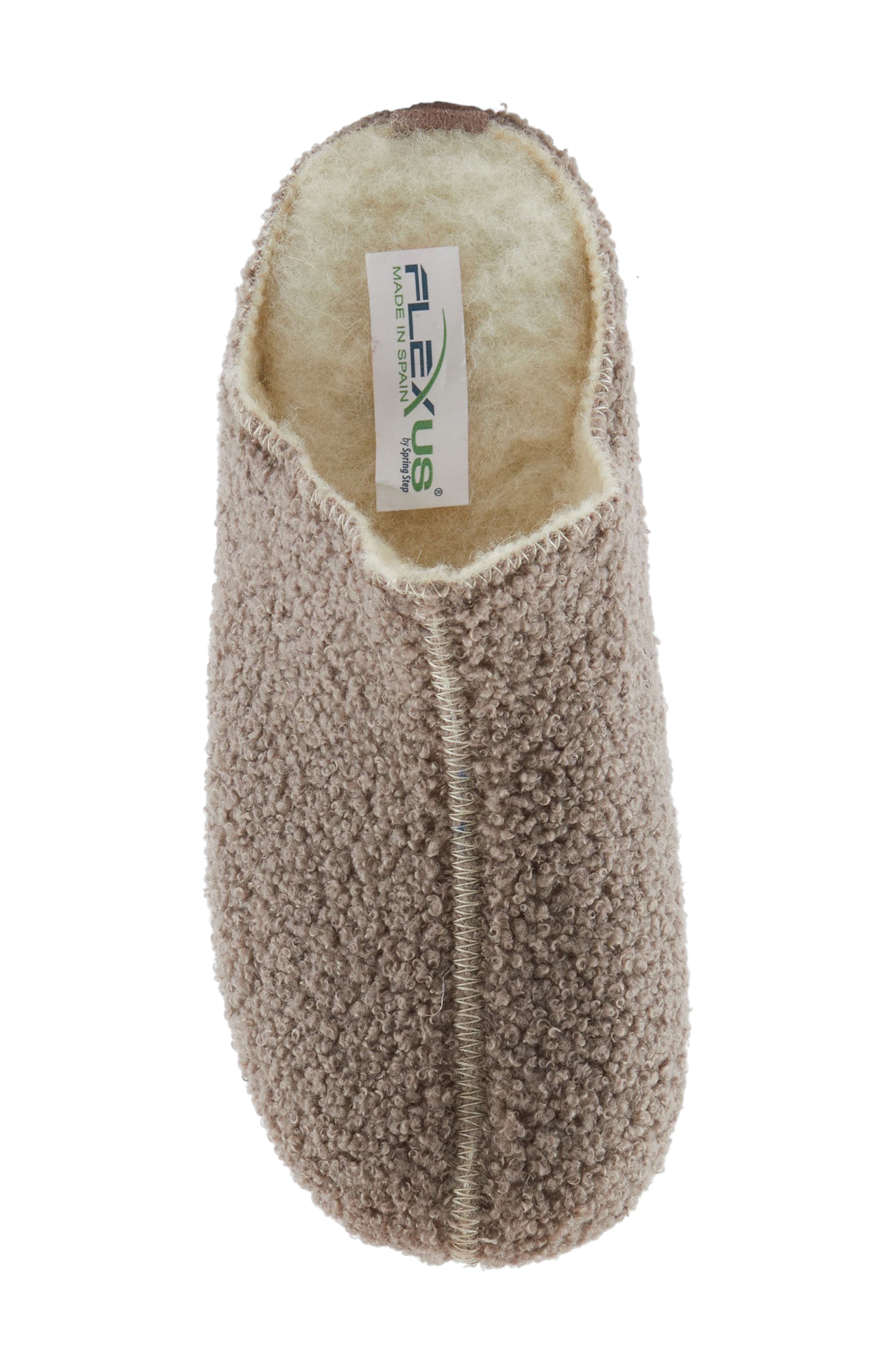 Lyndel Faux Shearling Slipper, Alternate, color, TAUPE