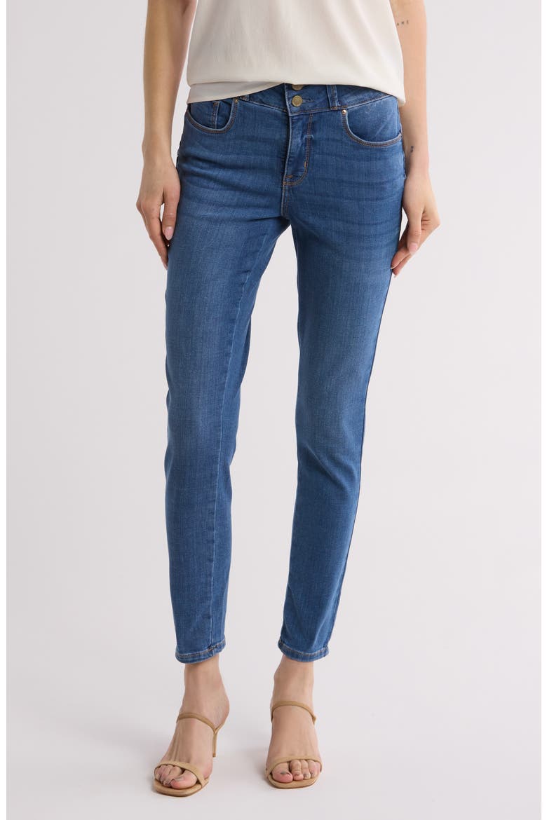 Curvy High Waist Skinny Jeans, Main, color, GLOSS