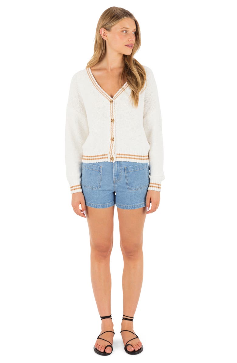 Hurley Key West Cardigan, Alternate, color, Tofu