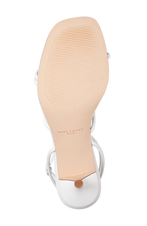 Marc Fisher Ltd Ballen Strappy Sandal In White