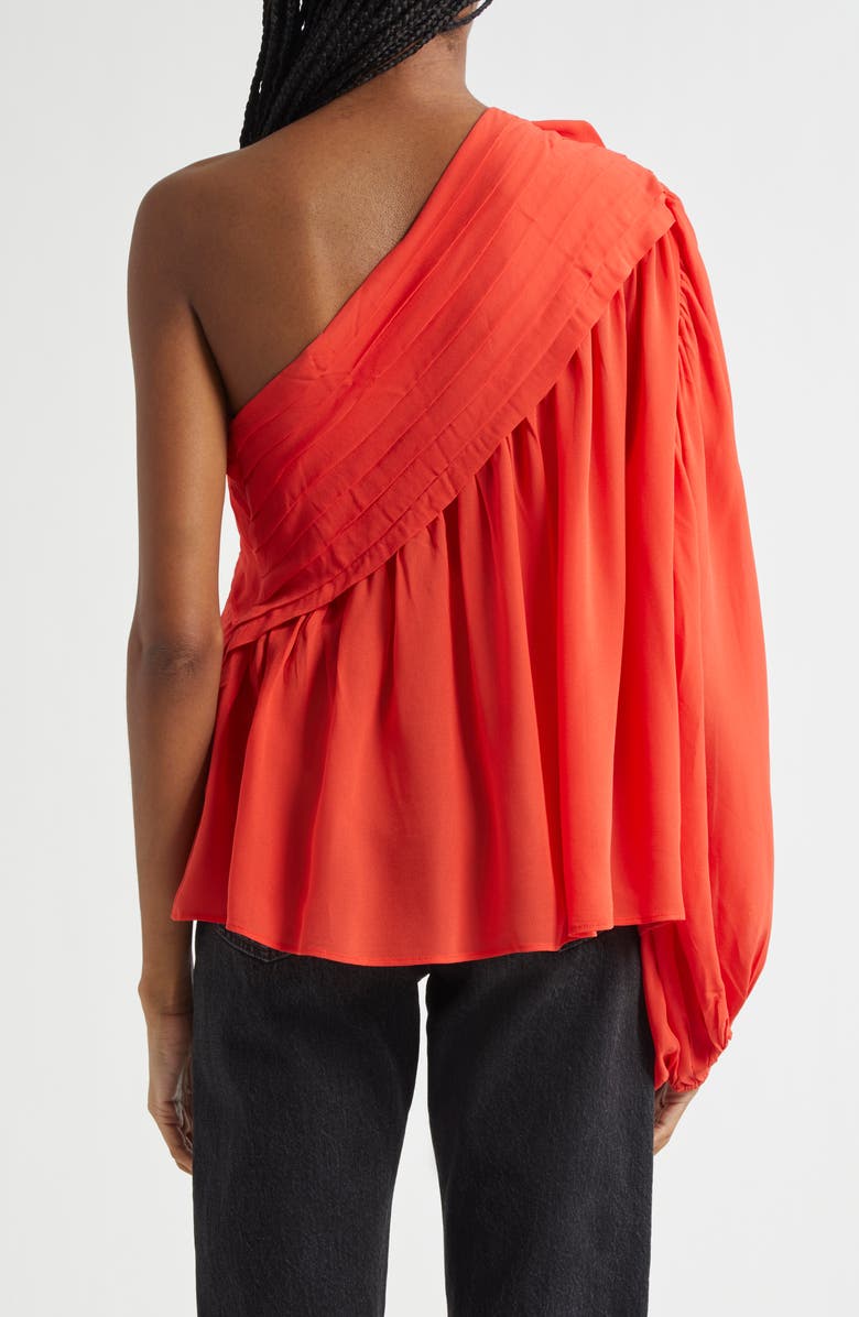 FARM Rio Red Rose One-Shoulder Top, Alternate, color,