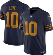 Nike Men's Nike Jordan Love Navy Green Bay Packers Alternate Vapor F.U.S.E. Stitched Limited Jersey