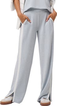 TravisMathew Cloud Terry Side Stripe Varsity Sweatpants