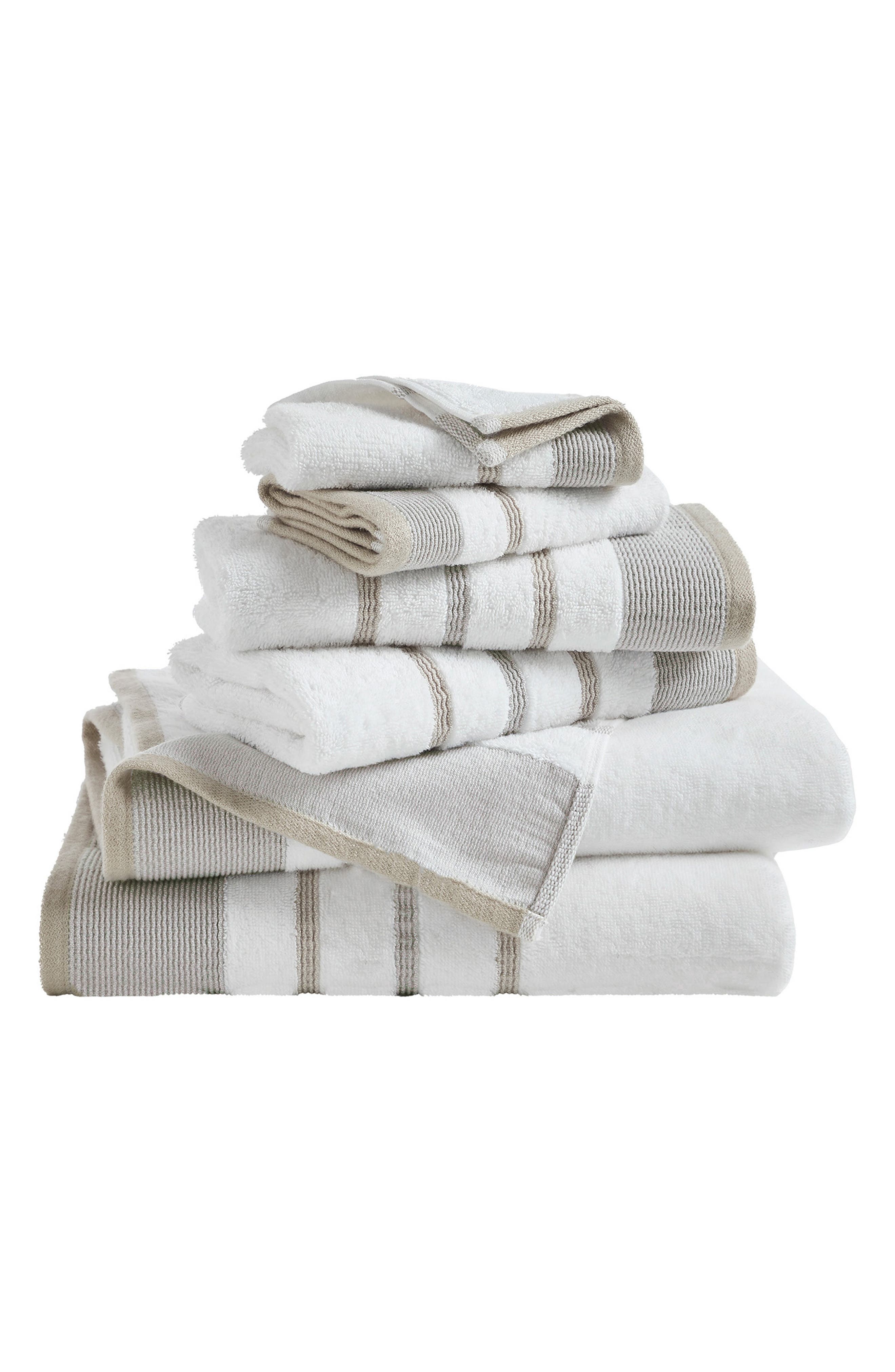 Woven & Weft Luxurious Cotton 6-Piece Decorative Towel Set