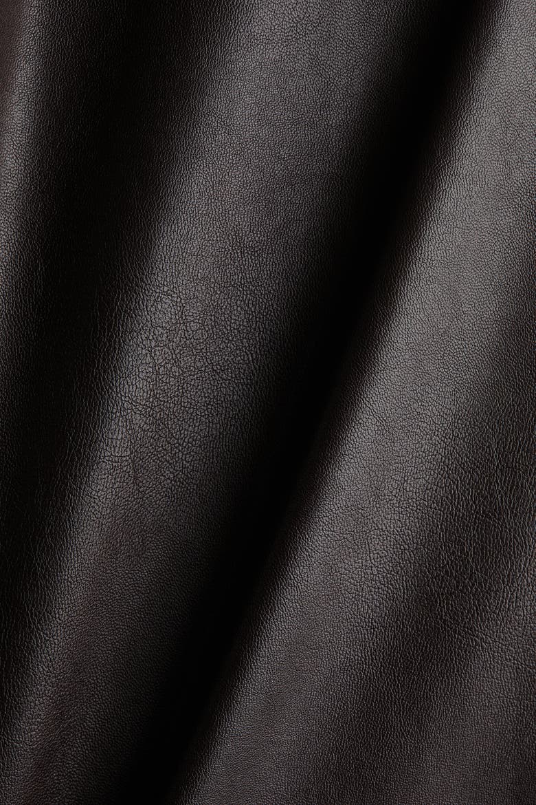 Coated Skirt, Alternate, color, Dark brown