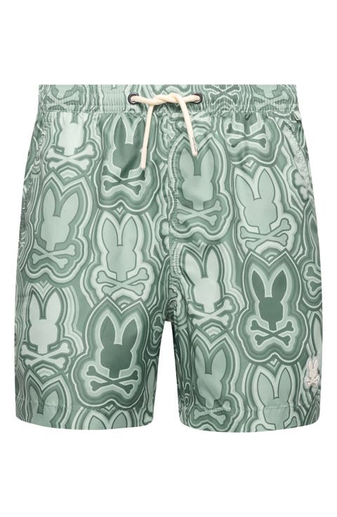 Kids' Chuck Print Swim Trunks (Big Kid)