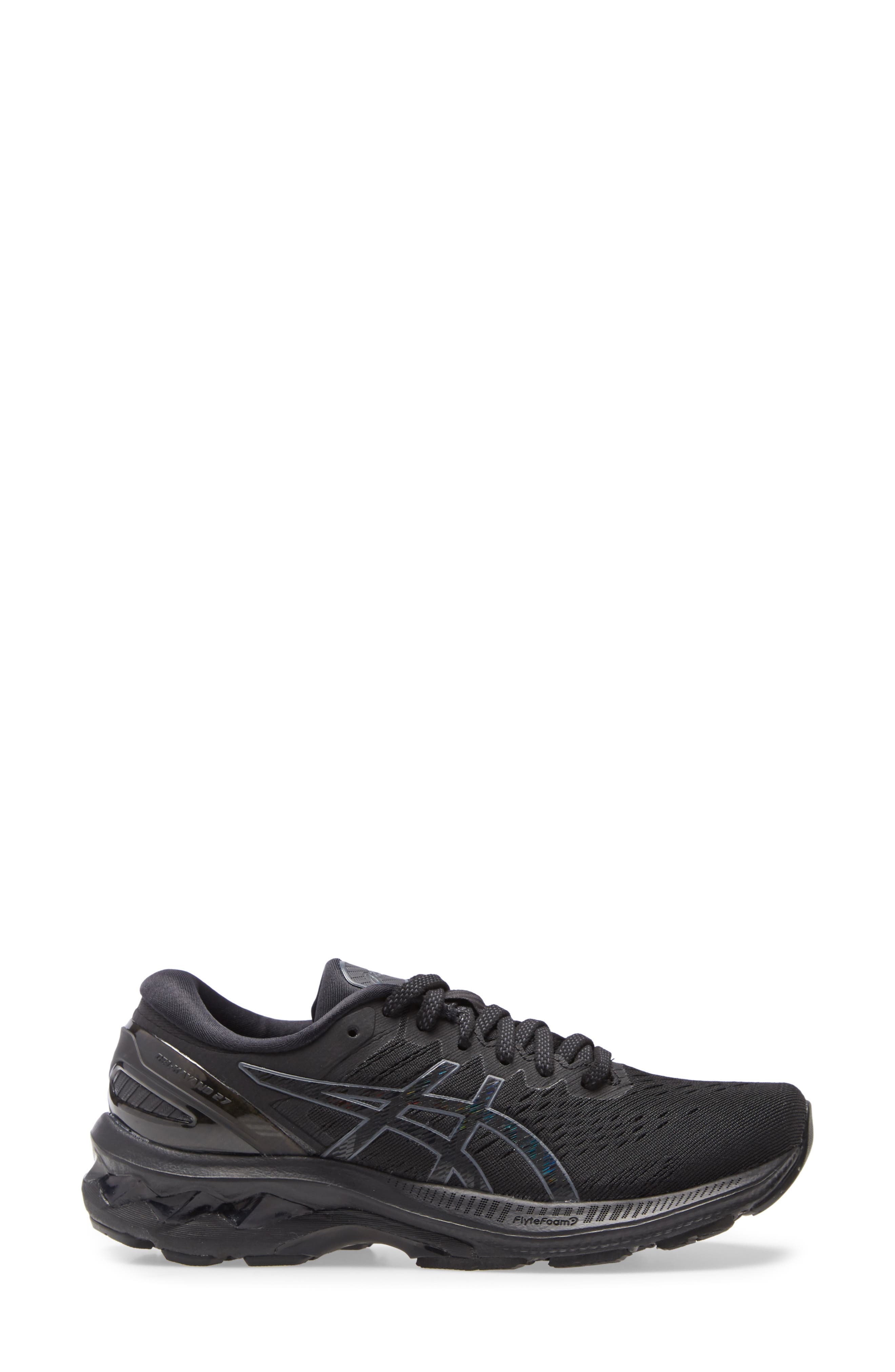 GEL-Kayano® 27 Running Shoe, Alternate, color, BLACK/BLACK