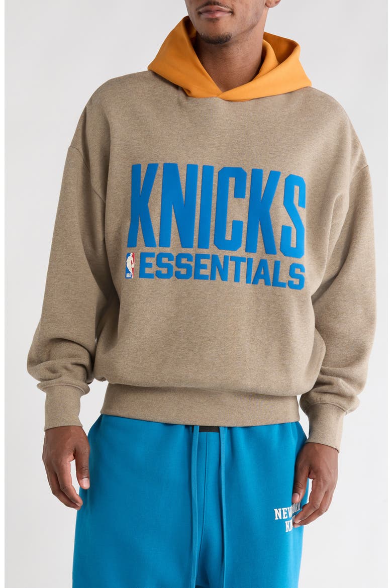 x NBA New York Knicks Sports Fit Cotton Blend Hoodie (Men) | Nordstrom