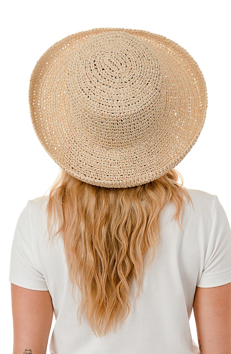 MARCUS ADLER Straw Sun Hat, Alternate, color, Natural