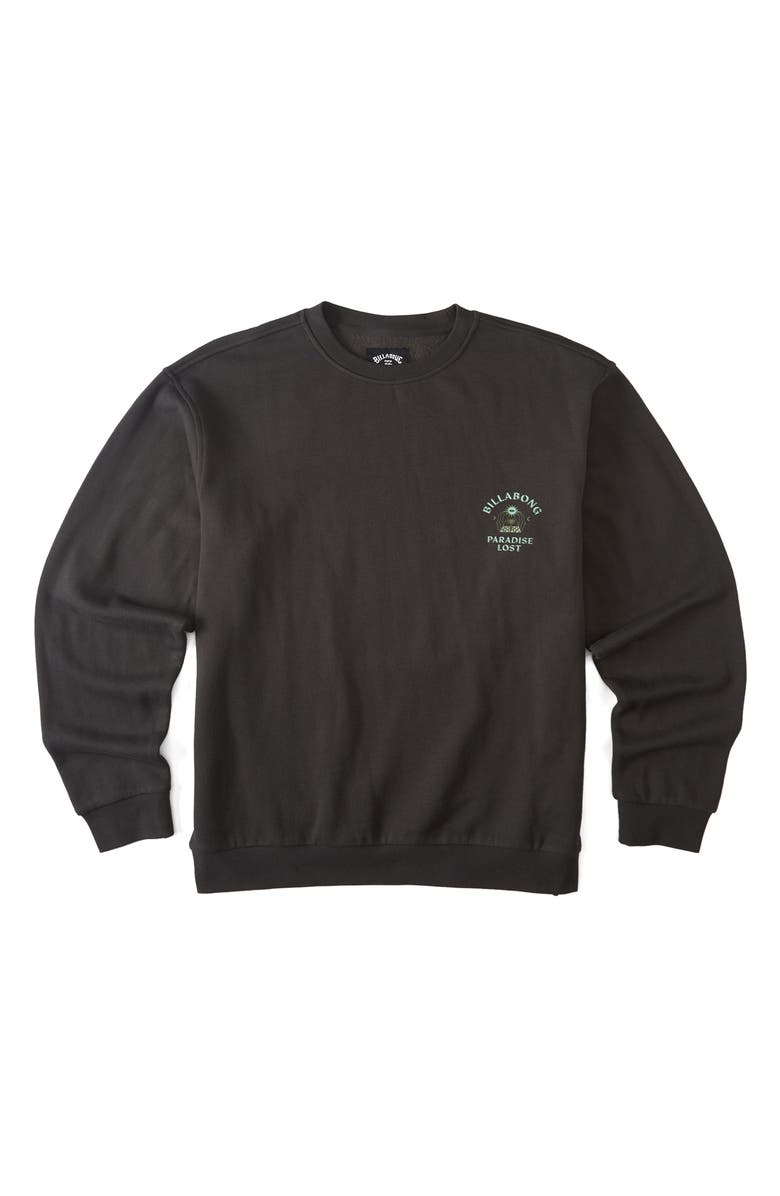 Billabong Short Sands Long Sleeve Cotton Blend Logo Graphic Tee, Main, color, 