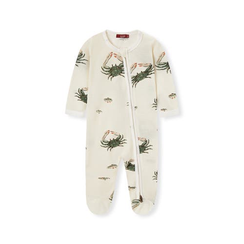 Milkbarn Zipper Footed Romper