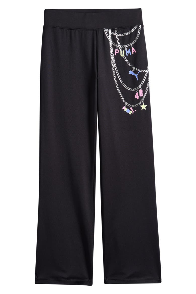 Kids' Charmed Pack Wide Leg Pants, Main, color, BLACK
