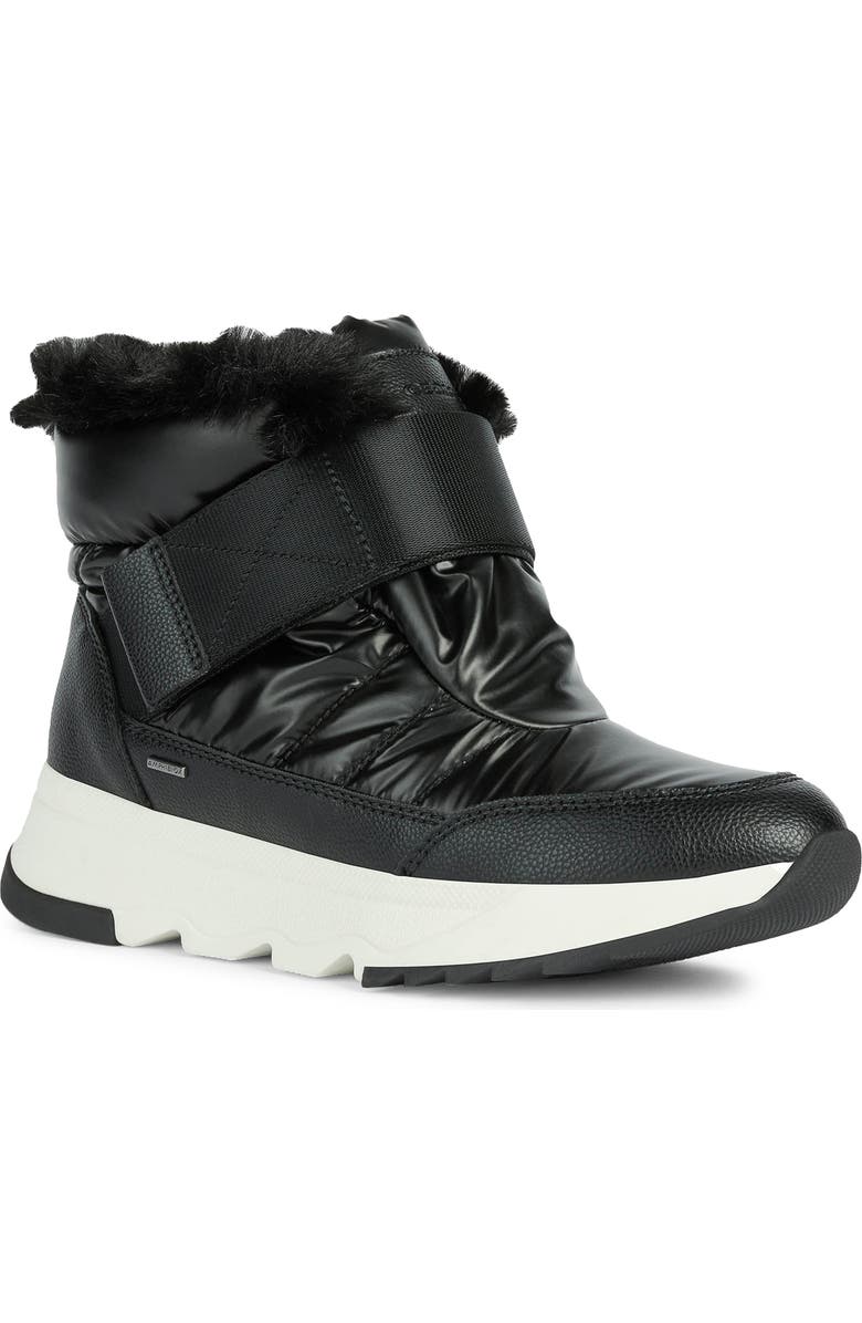 Geox Falena Amphibiox<sup>™</sup> Faux Fur Lined Waterproof Boot, Main, color,