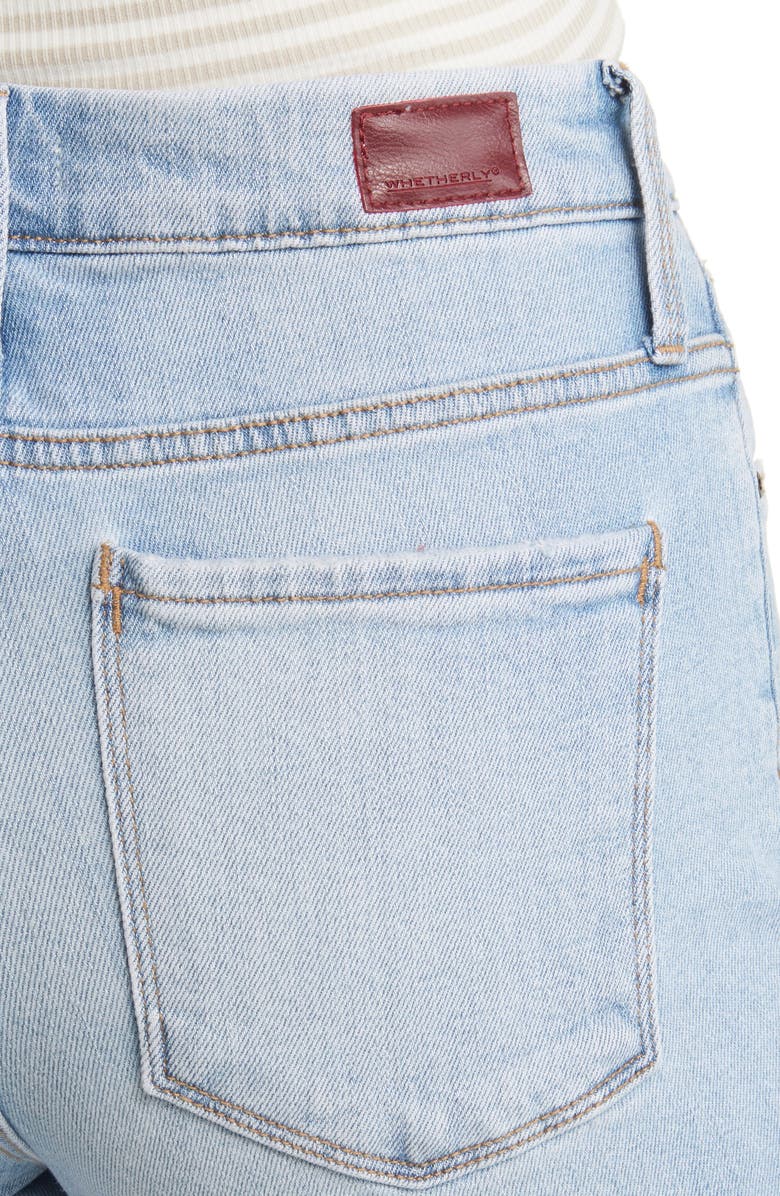 Whetherly James High Waist Ankle Wide Leg Jeans, Alternate, color, 