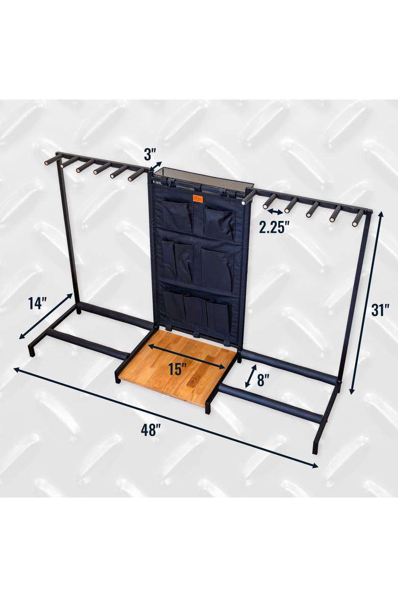 The Opener Guitar Rack | Black, Alternate, color, Black  10 Guitar