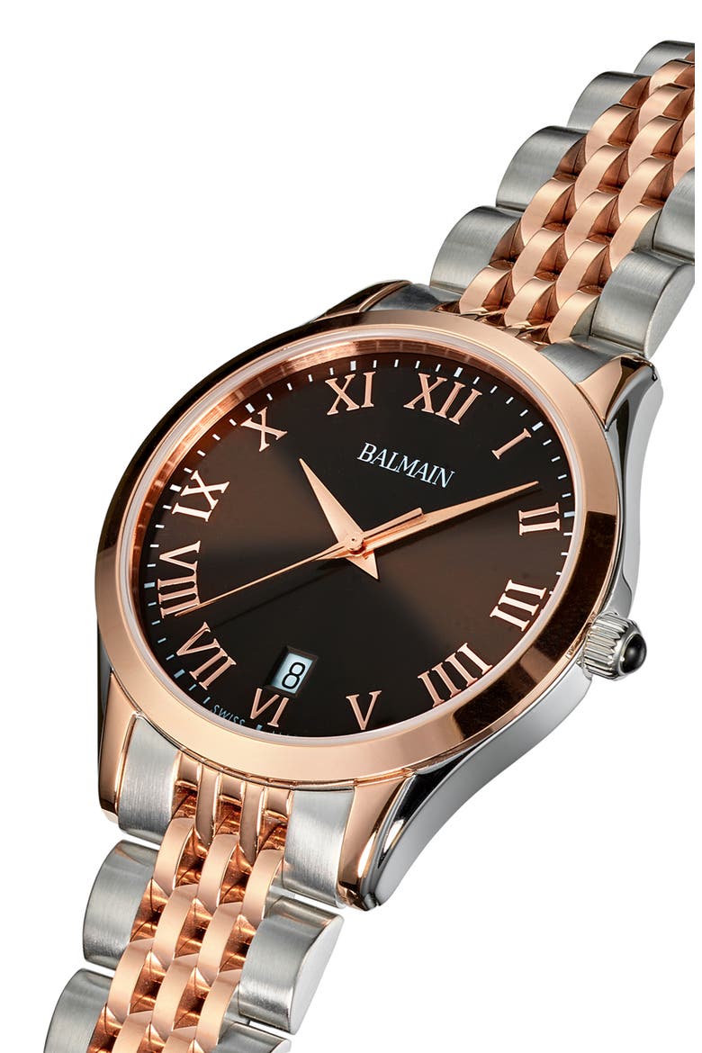 Classic R Two-Tone Bracelet Watch, 34mm, Alternate, color, TWO TONE