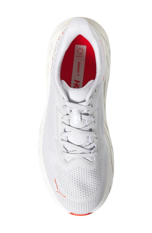 Hoka Arahi 7 Running Shoe In White