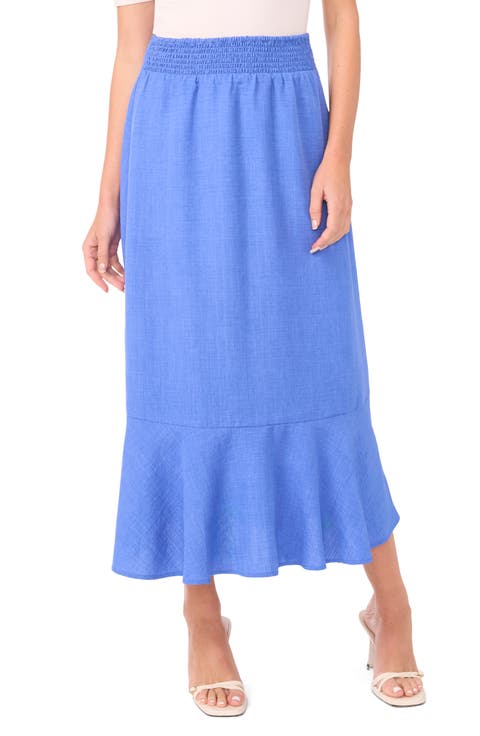 Smocked Waist Maxi Skirt