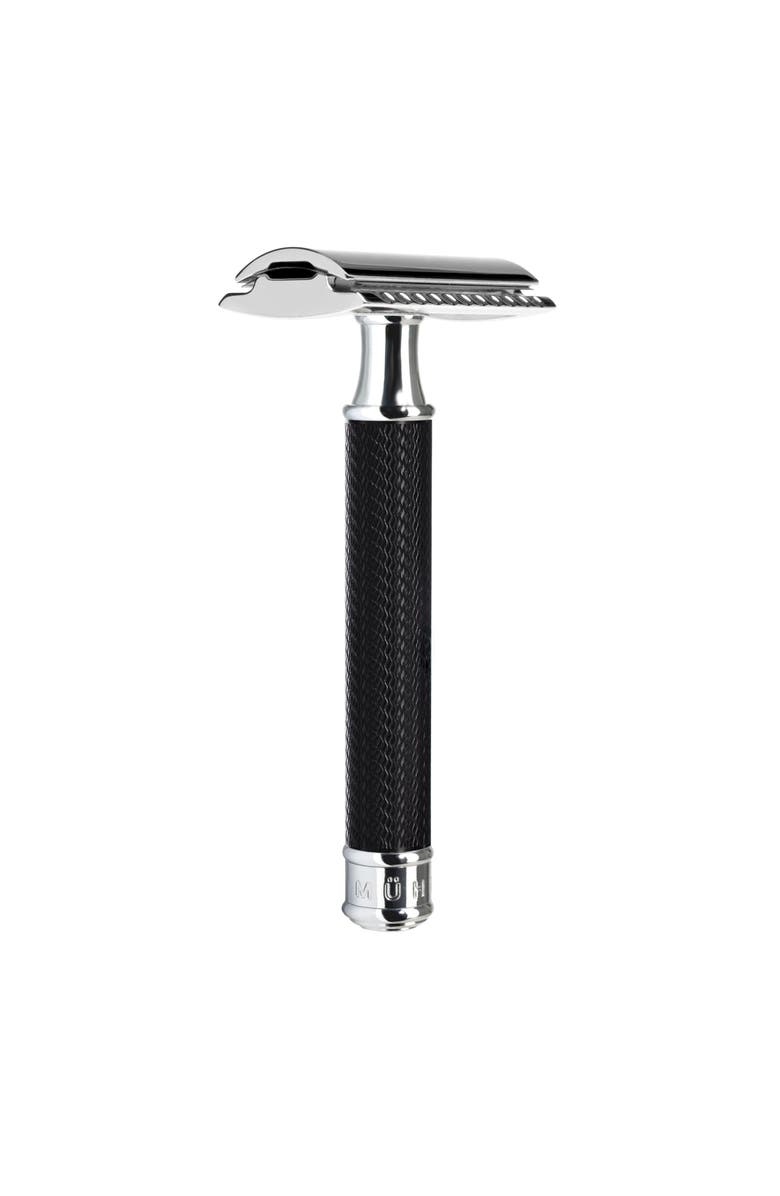MÜHLE Traditional Black/Chrome Safety Razor, Main, color, Black And Chrome