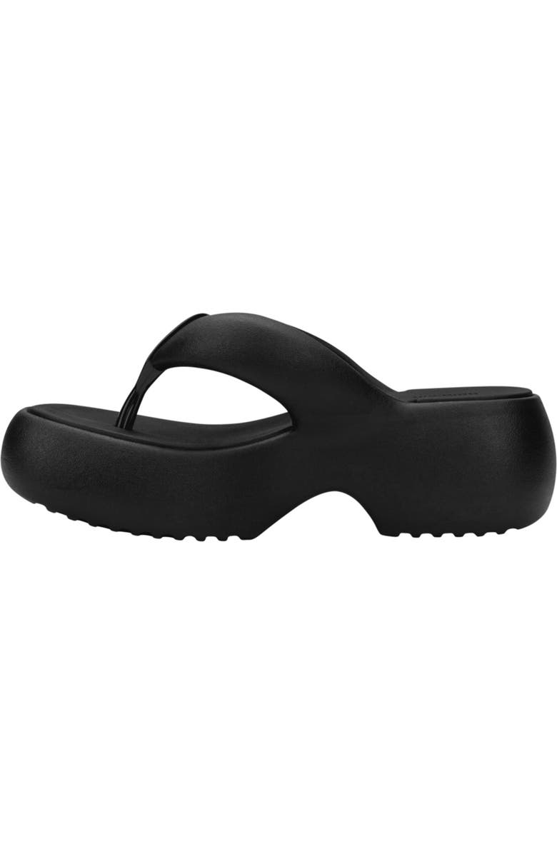 Melissa Free Fuzzy Water Resistant Platform Flip Flip, Alternate, color,