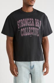 HONOR THE GIFT Stronger As a Collective Cotton Graphic T-Shirt