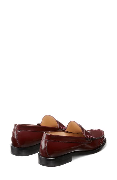 Stuart Weitzman Women's Lottie Loafer Flats In Dark Carbernet