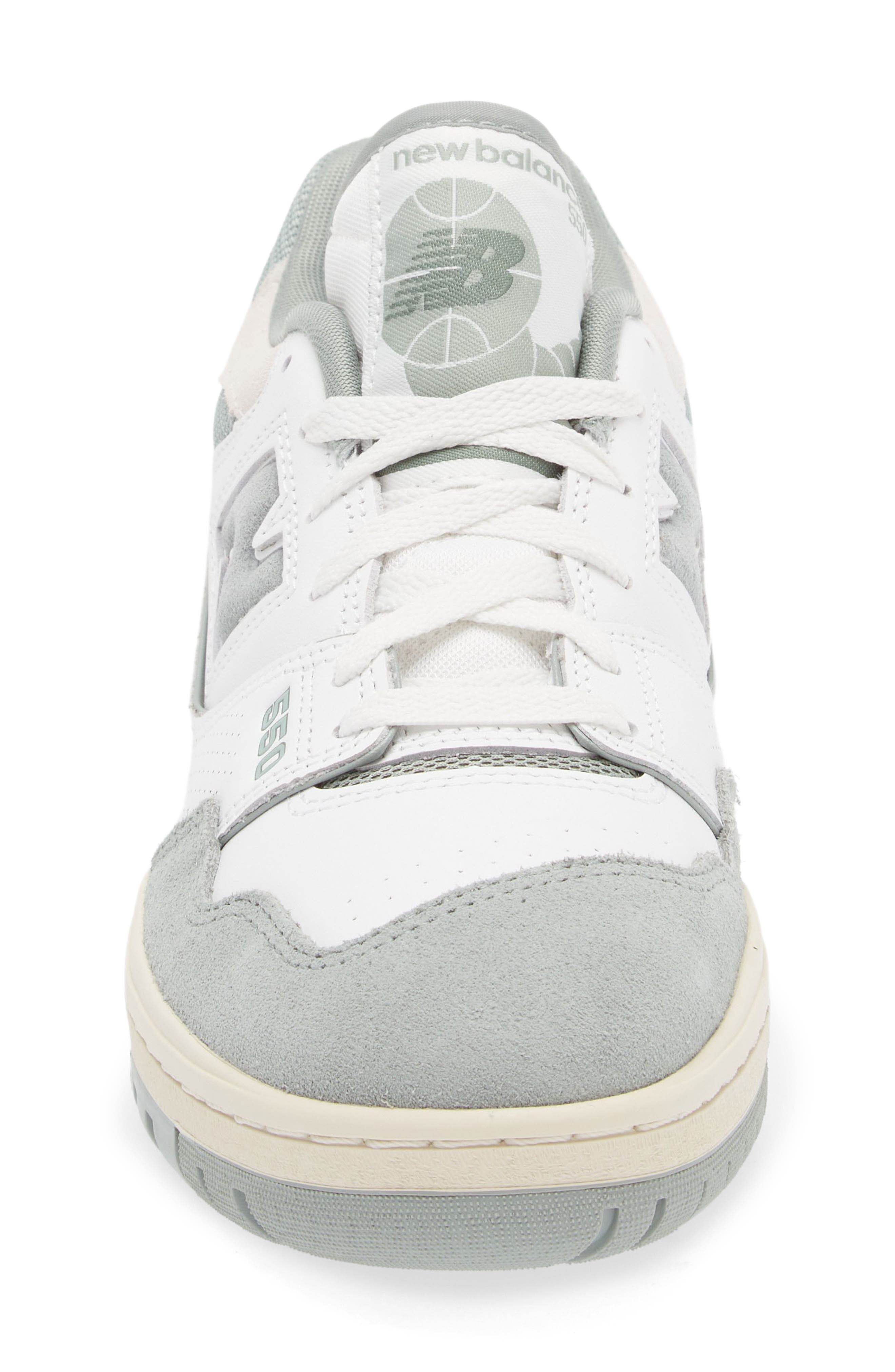 550 Basketball Sneaker, Alternate, color, WHITE/ JUNIPER GREEN