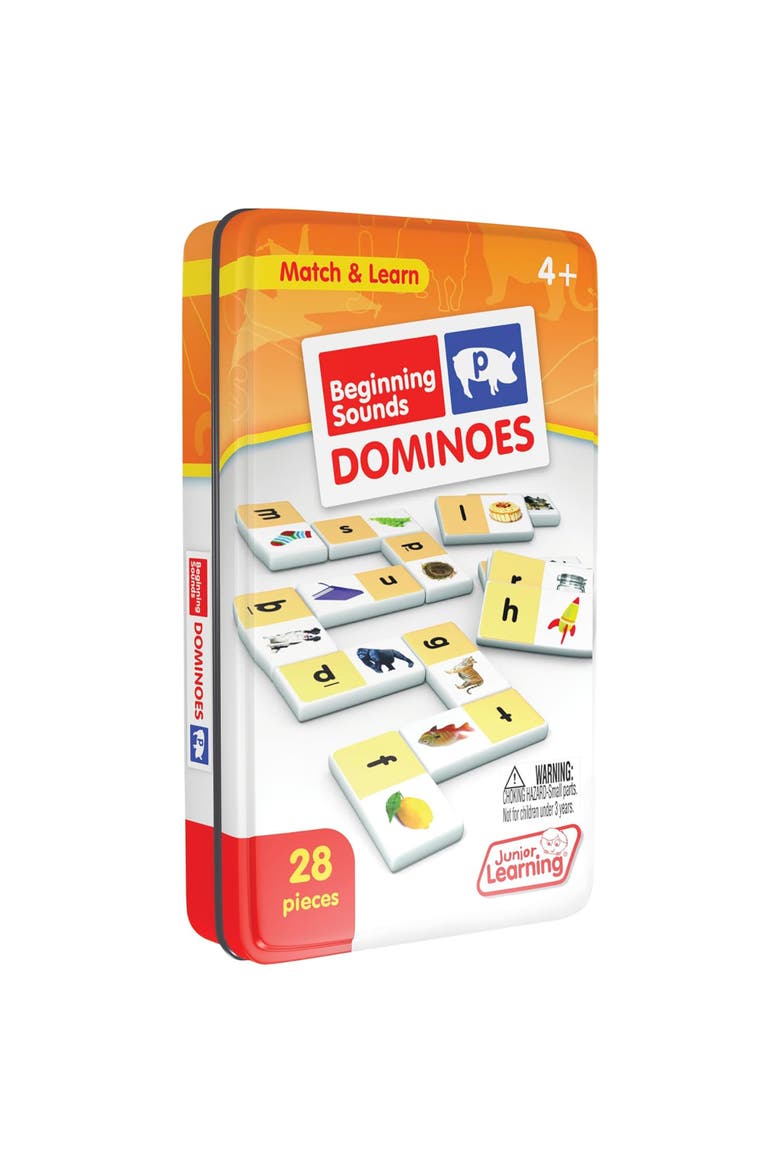 Beginning Sounds Dominoes, Main, color, Multicolored
