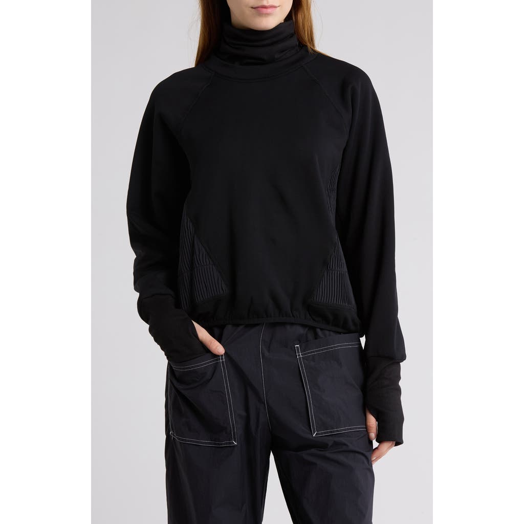 Free People Keepin Cozy Run Pullover In Black