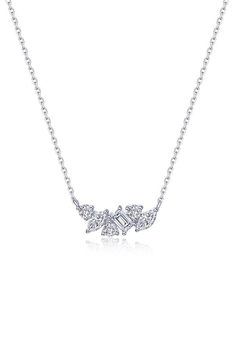 Prismatic Necklace, Main, color, SILVER